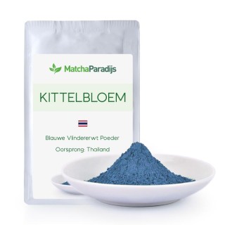 Kittelbloem poeder - Blauwe Matcha - 100 gram