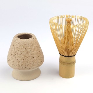 Matcha klopper houder - Beige - Kusenaoshi
