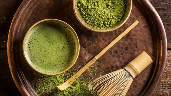 Matcha thee in sfeerbeeld