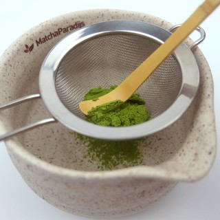 Kleine Matcha poeder zeef RVS (Roest Vast Staal)