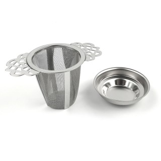 RVS Theefilter met lekbakje