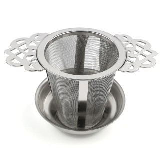 RVS Theefilter met lekbakje