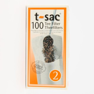 Theefilterzakje voor 2 tot 4 koppen thee (nr.2) - 100 stuks