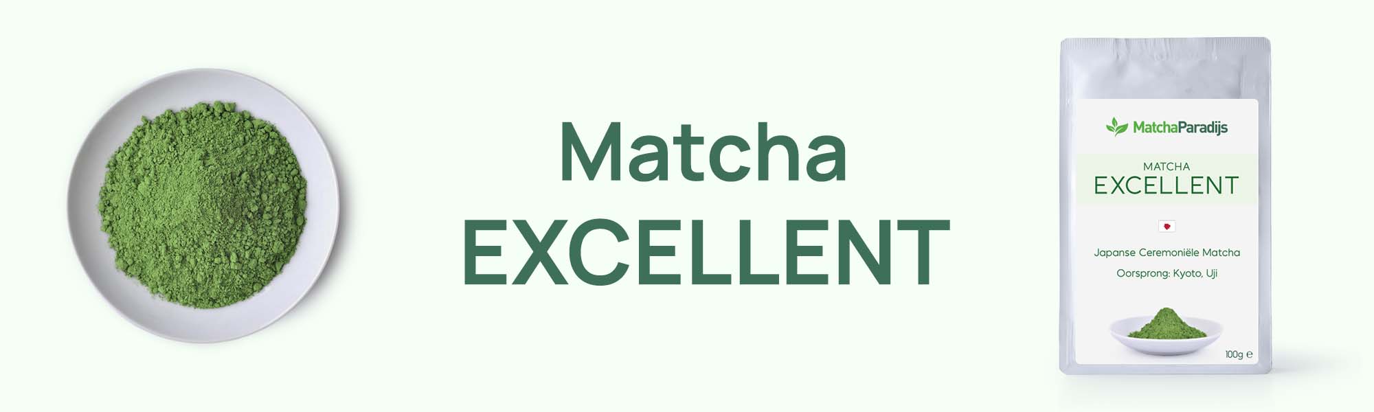 banner Matcha Excellent om puur te drinken